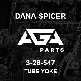3-28-547 Dana TUBE YOKE | AGA Parts