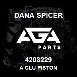 4203229 Dana A CLU PISTON | AGA Parts