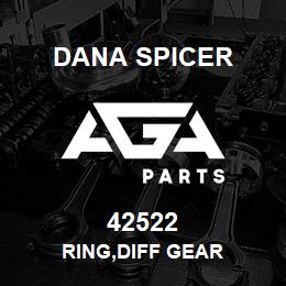 42522 Dana RING,DIFF GEAR | AGA Parts
