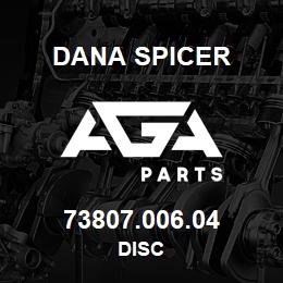 73807.006.04 Dana DISC | AGA Parts