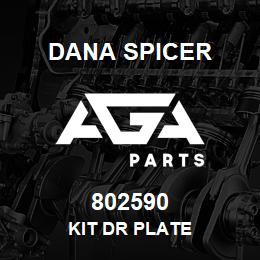 802590 Dana KIT DR PLATE | AGA Parts