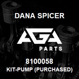 8100058 Dana KIT-PUMP (PURCHASED) | AGA Parts