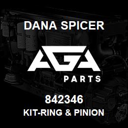 842346 Dana KIT-RING & PINION | AGA Parts