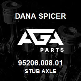 95206.008.01 Dana STUB AXLE | AGA Parts