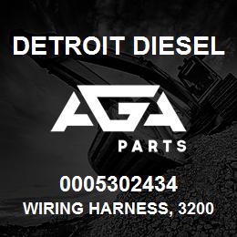 0005302434 Detroit Diesel Wiring Harness, 3200mm Interface | AGA Parts