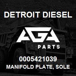 0005421039 Detroit Diesel Manifold Plate, Solenoid Valves | AGA Parts