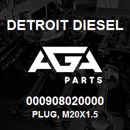 000908020000 Detroit Diesel Plug, M20x1.5 | AGA Parts