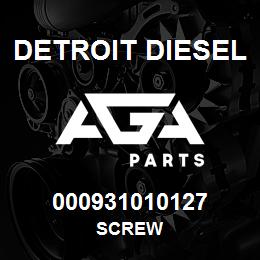 000931010127 Detroit Diesel Screw | AGA Parts