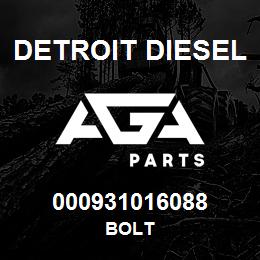 000931016088 Detroit Diesel Bolt | AGA Parts