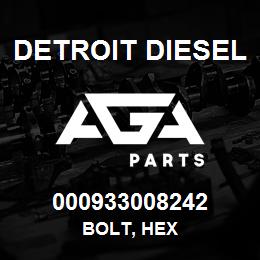 000933008242 Detroit Diesel Bolt, Hex | AGA Parts