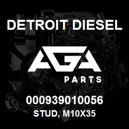 000939010056 Detroit Diesel Stud, M10x35 | AGA Parts