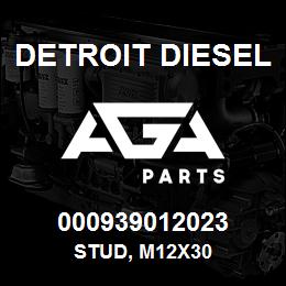 000939012023 Detroit Diesel Stud, M12x30 | AGA Parts