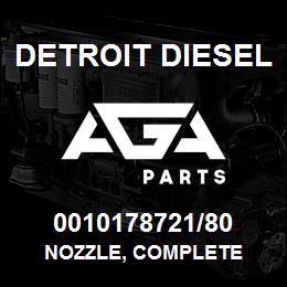 0010178721/80 Detroit Diesel Nozzle, Complete | AGA Parts