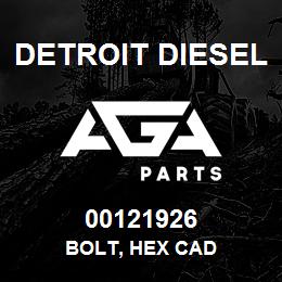 00121926 Detroit Diesel Bolt, Hex Cad | AGA Parts