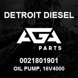 0021801901 Detroit Diesel Oil Pump, 16V4000 | AGA Parts