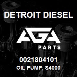 0021804101 Detroit Diesel Oil Pump, S4000 | AGA Parts
