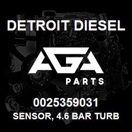 0025359031 Detroit Diesel Sensor, 4.6 Bar Turbo Boost | AGA Parts