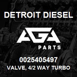 0025405497 Detroit Diesel Valve, 4/2 Way Turbo Actuator | AGA Parts