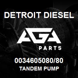 0034605080/80 Detroit Diesel Tandem Pump | AGA Parts