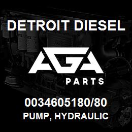 0034605180/80 Detroit Diesel Pump, Hydraulic | AGA Parts