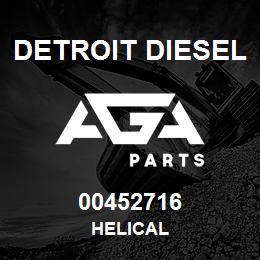 00452716 Detroit Diesel Helical | AGA Parts