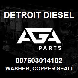 007603014102 Detroit Diesel Washer, Copper Sealing | AGA Parts