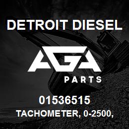01536515 Detroit Diesel Tachometer, 0-2500, CW 1:1, w/Hourmeter | AGA Parts