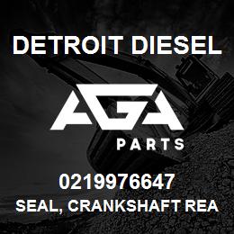 0219976647 Detroit Diesel Seal, Crankshaft Rear | AGA Parts