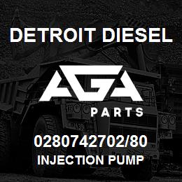 0280742702/80 Detroit Diesel Injection Pump | AGA Parts