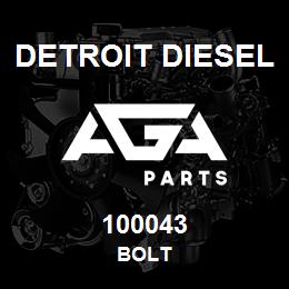 100043 Detroit Diesel Bolt | AGA Parts