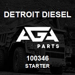 100346 Detroit Diesel Starter | AGA Parts