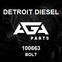 100663 Detroit Diesel Bolt | AGA Parts