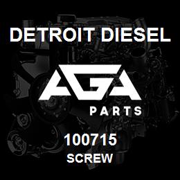 100715 Detroit Diesel Screw | AGA Parts