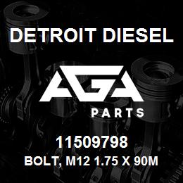 11509798 Detroit Diesel Bolt, M12 1.75 X 90mm | AGA Parts