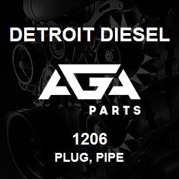 1206 Detroit Diesel Plug, Pipe | AGA Parts