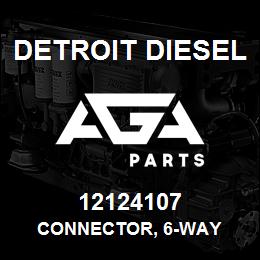 12124107 Detroit Diesel Connector, 6-Way | AGA Parts