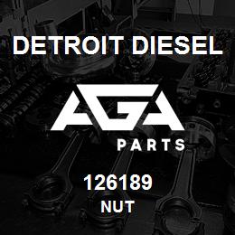 126189 Detroit Diesel Nut | AGA Parts