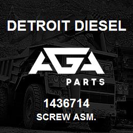 1436714 Detroit Diesel Screw Asm. | AGA Parts