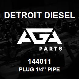 144011 Detroit Diesel Plug 1/4" Pipe | AGA Parts