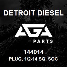 144014 Detroit Diesel Plug, 1/2-14 Sq. Socket Head | AGA Parts