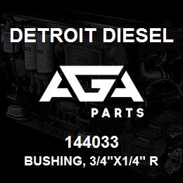 144033 Detroit Diesel Bushing, 3/4"x1/4" Reducing | AGA Parts