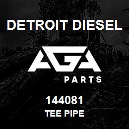 144081 Detroit Diesel Tee Pipe | AGA Parts