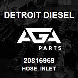 20816969 Detroit Diesel HOSE, INLET | AGA Parts