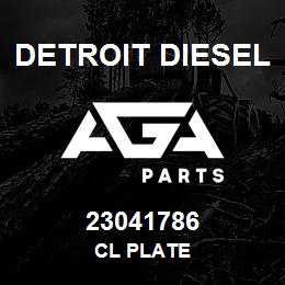 23041786 Detroit Diesel CL PLATE | AGA Parts