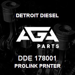 DDE 178001 Detroit Diesel PROLINK PRNTER | AGA Parts