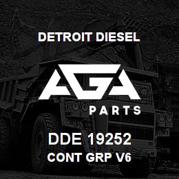 DDE 19252 Detroit Diesel CONT GRP V6 | AGA Parts