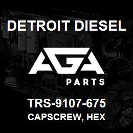 TRS-9107-675 Detroit Diesel Capscrew, Hex | AGA Parts