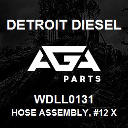 WDLL0131 Detroit Diesel Hose Assembly, #12 X 16.30, L&L Wrap | AGA Parts