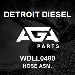 WDLL0480 Detroit Diesel Hose Asm. | AGA Parts