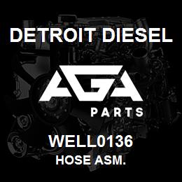 WELL0136 Detroit Diesel Hose Asm. | AGA Parts